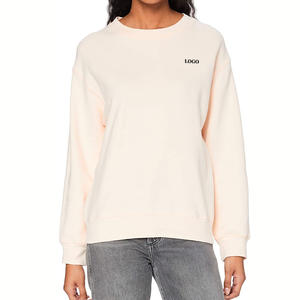 Sudadera con Cuello Redondo para Mujer, Ajustable con Cordón, Manga Larga, Interior de Felpa Suave para Mayor Calidez, Precio al por Mayor OEM 2026 - Product Image 1