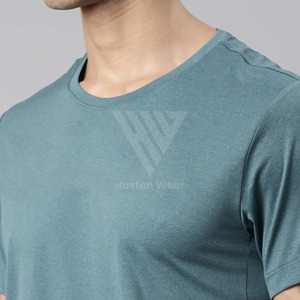 Camisetas Deportivas de Gimnasio de Secado Rápido de Alta Calidad 100% Poliéster para Entrenamiento Deportivo, Camiseta de Gimnasio Ajustada para Venta al por Mayor - Product Image 6