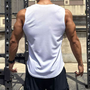 Débardeurs de gymnastique XL personnalisés pour hommes OEM pour le sport, le fitness et la musculation Workout Running Fashion Stringer Tank Top - Product Image 5