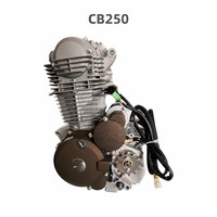 Motor CB250R de 250cc, 4 Tiempos, CDI Eléctrico, Refrigerado por Aire, para Motocross y Carreras Todoterreno, Nuevo OEM, Venta al Por Mayor