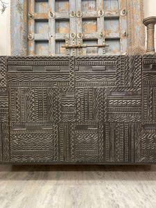 Buffet moderne en bois vieilli de qualité supérieure Design traditionnel pour la maison pour la chambre à coucher, la cuisine, le salon et l'atelier - Product Image 5