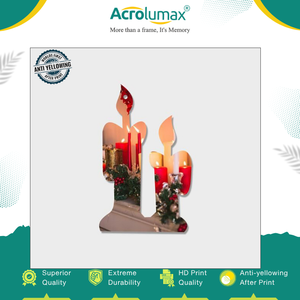 Proveedor al por Mayor de Adornos Navideños Antiguos de MDF y Acrílico con Acabado Brillante y Mate, Hechos a Mano, para Sublimación - Product Image 3