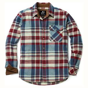 Camisa de franela de algodón 100% para hombre, logotipo bordado con estampado personalizado, cuello abotonado, manga larga, talla grande, nueva condición, cremallera, ODM - Product Image 4