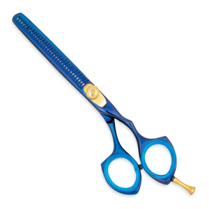 Tijeras de Peluquería Profesionales, Tijeras de Entresacar, Tijeras de Corte para Peluquería, Tijeras de Corte de Pelo para Barbería, Hoja Afilada, Color Negro - Product Image 6