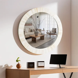 Espejo de Pared Moderno Hecho a Mano con Elegancia Atemporal con Iluminación - Product Image 4