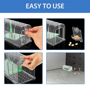 Vente en gros de souris attrape-rats intelligents, piège à souris réutilisable en plastique multi-prises robuste - Product Image 4