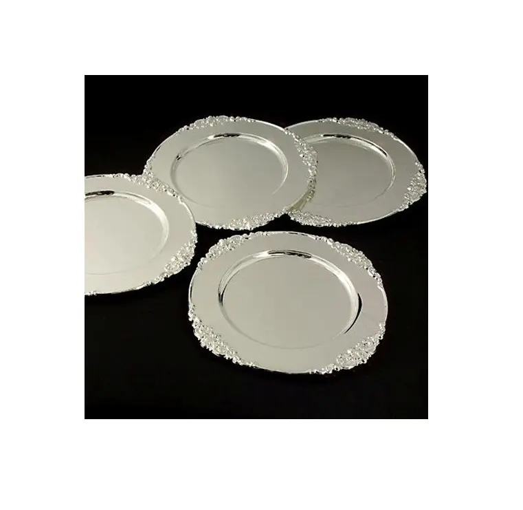Hoàng gia thiết bị vòng trắng sứ gốm tấm ăn tối Bộ đồ ăn cho nhà hàng số lượng tùy chỉnh mô hình loạt
