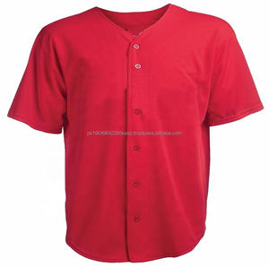 เสื้อเบสบอลติดกระดุมระบายอากาศได้ดีชุดทีมเบสบอล - Product Image 5