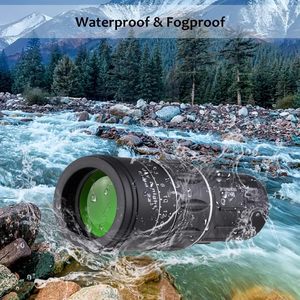 Télescope monoculaire haute puissance adaptateur <span class=keywords><strong>Smartphone</strong></span> trépied Vision plus grande observation des oiseaux chasse randonnée Camping télescope extérieur - Product Image 6