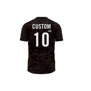 Camiseta de fútbol de alta calidad, nuevo diseño, estilo elegante, secado rápido, logotipo de diseño personalizado, nuevo estilo, camiseta de fútbol a la moda. - Product Image 6