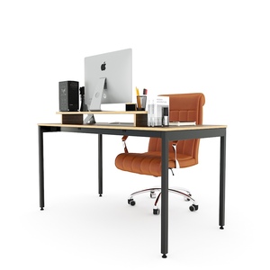 Modern 140x70cm Plywood Wood <b>Computer</b> <b>Desk</b> with Melamine Finish and Sleek Design HBSL007 - Product Image 4