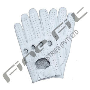 Gant d'équitation antidérapant durable respirant en cuir véritable gants d'équitation accessoires d'entraînement équestre en plein air - Product Image 3