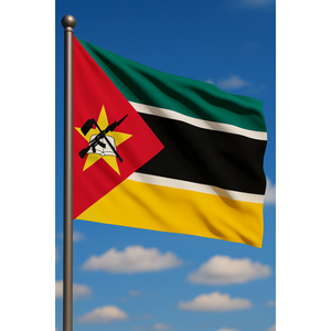 Mozambique Outdoor <b>Flag</b> Digital Printing Aluminum <b>Pole</b> Polyester Silk Material Display Auto Insurance Education Travel Agency - Product Image 3