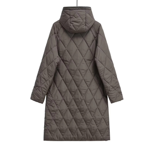 Chaqueta Cortavientos de Invierno 2025 para Mujer, Estilo Retro, Holgada, con Cierre, Capucha, Relleno de Poliéster, Transpirable, con Exterior de PU, Cálida - Product Image 2