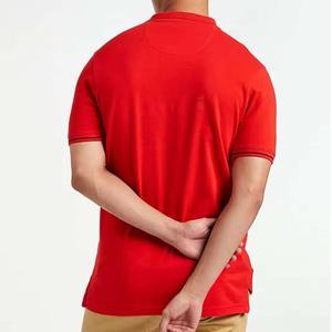 High Street Style hombres verano manga corta moda Slim Fit deportes Polos transpirable algodón de talla grande contraste bloque Color - Product Image 2