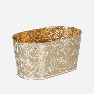 Maceta de metal duradera y elegante perfecta para plantas de interior y exterior Metal redondo exterior grande barato - Product Image 5