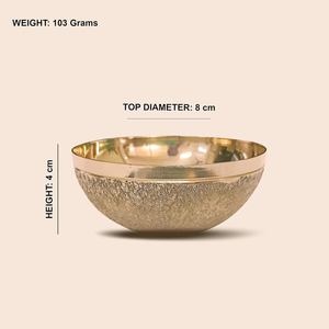 100% Original Kansa Metal Scrub Vatki Bowl Indian Factory masaje para terapia de desintoxicación de pies mejora la circulación promueve el bienestar - Product Image 6