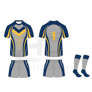 Vêtements de sport 100% Polyester Rugby Uniforme Top Vente Uniforme de rugby de qualité supérieure pour adulte - Product Image 1