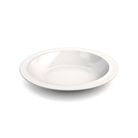 Assiette à soupe ORNAMIN Classic Plus, compatible micro-ondes, pour restaurants, traiteurs et usage commercial |   Empilable |   Sans BPA |   Durable