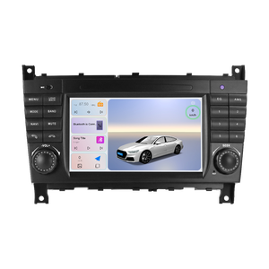 MEKEDE <span class=keywords><strong>Autoradio</strong></span> Car-play Auto WiFi GPS FM BT pour <span class=keywords><strong>Mercedes</strong></span> Benz Classe C W203 C200 C230 C240 C320 C350 Prise en charge de la caméra arrière DVR - Product Image 5