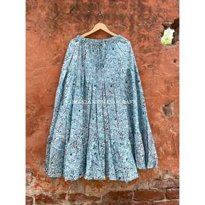 ชุดแม็กซี่เดรสสไตล์โบฮีเมียนสำหรับผู้หญิง,ชุดกระโปรงพิมพ์ลายแม็กซี่สไตล์โบฮีเมียนกระโปรงยาว2ชิ้น - Product Image 2