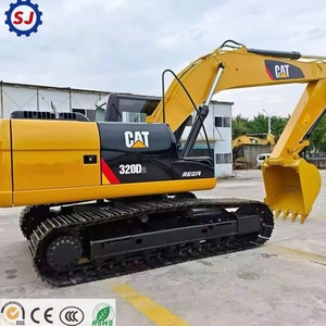 Low working hour in Stock <b>Used</b> CAT320D2 Crawler Excavator Original Painted Japan Made Good Condition 20 Ton CAT320D CAT336D - Product Image 1