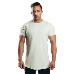 2024 nueva tendencia de manga corta de Color personalizado acanalado dobladillo curvo ropa deportiva ropa de calle moda elegante camiseta - Product Image 1