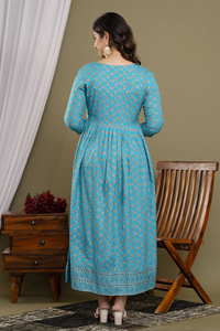 Robe longue de qualité supérieure séquence broderie travail côté Dori Handloom fabricant indien - Product Image 2