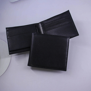 Handmade Genuine Leather Zipper <b>Wallet</b> Geometric Pattern Short Unisex Daily Use Brown - Product Image 5