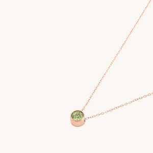 Collier délicat en pierre de naissance à changement de couleur naturelle pour femmes et filles, pendentif en argent, cadeau d'anniversaire, cadeau d'amour - Product Image 2