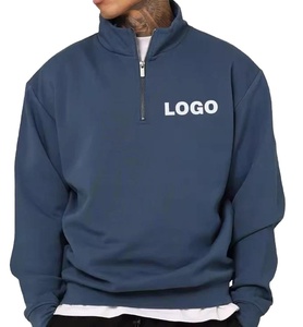 เสื้อสเวตเตอร์มีฮู้ดสำหรับผู้ชายผ้าคอตตอนแบบปรับแต่งได้ - Product Image 4