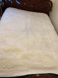 ผ้าห่มปักลายสวยงาม100% ผ้าฝ้ายแท้งานฮาวายงานฝีมือคุณภาพระดับพรีเมียมขายส่ง - Product Image 3