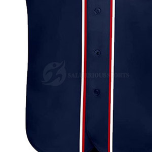 Conjuntos de ropa deportiva de talla grande sostenible para hombre al por mayor, uniformes de béisbol y sóftbol transpirables, ropa de sóftbol cómoda - Product Image 5