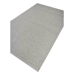 Tapis en laine tissée plate Abrash PDJW-90 gris et noir à rayures et patchwork de couleurs unies pour salon d'adolescents - Product Image 2