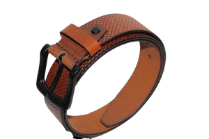 เข็มขัดหนังวัวแท้แบบลำลองพร้อมหัวเข็มขัดปรับแต่งได้จากผู้จำหน่ายขายส่ง - Product Image 4