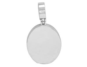 Diseño atractivo de calidad superior VVS Clarity Moissanite Round Baguette Diamond en colgante de diamante de plata esterlina para él y ella - Product Image 3