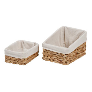 Cesta de almacenamiento tejida para baño, accesorio para decoración del hogar, jacinto de agua, hecho en Vietnam - Product Image 4
