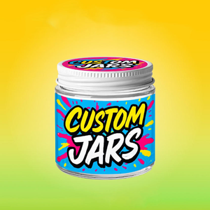 Custom 3.5 Stand up Zipper Mylar Bags and Moisture Proof Food Grade Box and Black Mylar <b>Jar</b> with Digital Printing Stickers - Product Image 4