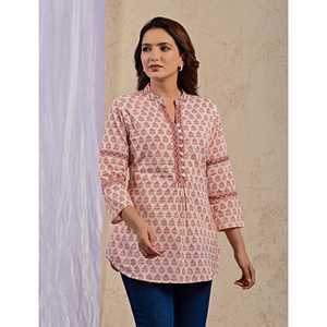 Blusa Elegante Blanca de Algodón Butti para Mujer con Estampado Floral, Logotipo Bordado, Botones Frontales y Decoración de Encaje - Disponible en Talla XL - Product Image 5