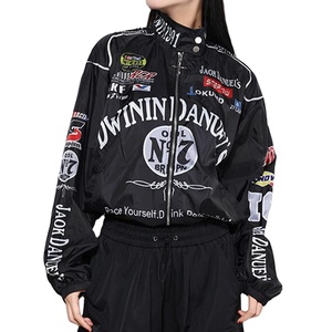 Veste de course d'hiver en cuir véritable en toile Hommes Casual Zipper Long Sleeve Black Vintage High Street Style Waterproof Breathable - Product Image 1