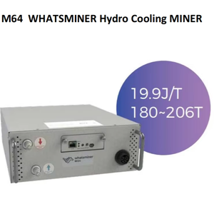 Machine minière domestique refroidie à l'eau WhatsMiner M64 avec <span class=keywords><strong>corps</strong></span> compact pour une utilisation résidentielle confortable, performances stables, faible bruit - Product Image 1
