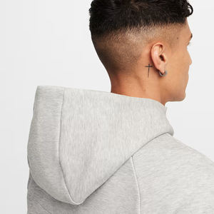 Survêtement technique en molleton gris chiné pour homme, avec tissu extensible respirant, confortable et élégant pour le fitness et les tenues décontractées - Product Image 4