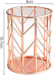 Elegante organizador de escritorio con portalápices y cajón, mesa de estudio de oficina, almacenamiento para regalos escolares y soporte para brochas de maquillaje - Product Image 2