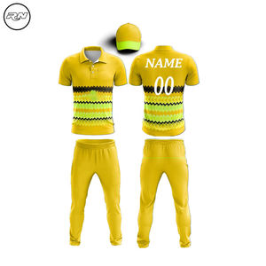 เสื้อเจอร์ซีย์ทีมคริกเก็ตแอฟริกาใต้เสื้อคริกเก็ตเสื้อกีฬาเสื้อเจอร์ซีย์ดีไซน์คริกเก็ต - Product Image 3