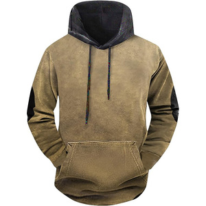 Wholesale Cheap Custom Latest Blank 100% Cotton New <b>Design</b> Sweatshirt Quick Dry Hip Hop Oversized Pullover Hoodie Man - Product Image 5