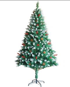 Árbol de Navidad Preiluminado de Grado Comercial, 100% PE, Alta Calidad, 7.5 pies, Alimentado por USB, 3000 Luces LED - Product Image 2
