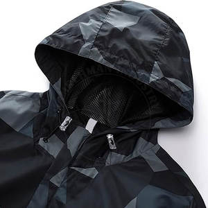 Vestes coupe-vent d'hiver à capuche, matériau léger en nylon/polyester, haute qualité, prix bas - Product Image 3