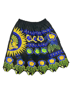 Falda de algodón bordada con flores para mujer, ropa de fiesta de verano informal estampada para playa y calle, Falda bordada al por mayor - Product Image 2