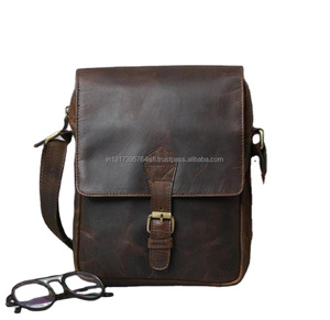 2023 nouveau Design luxe Style occidental sac véritable pleine fleur marron foncé Crunch cuir fait à la main pour les filles - Product Image 5