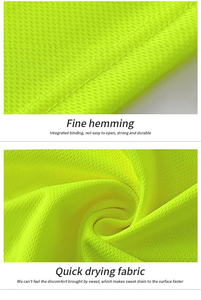Custom Logo Hi Vis Polo Shirt Reflective Safety Clothing Short <b>Sleeve</b> Polo Shirt Security Work Reflective T Shirts for Men - Product Image 2